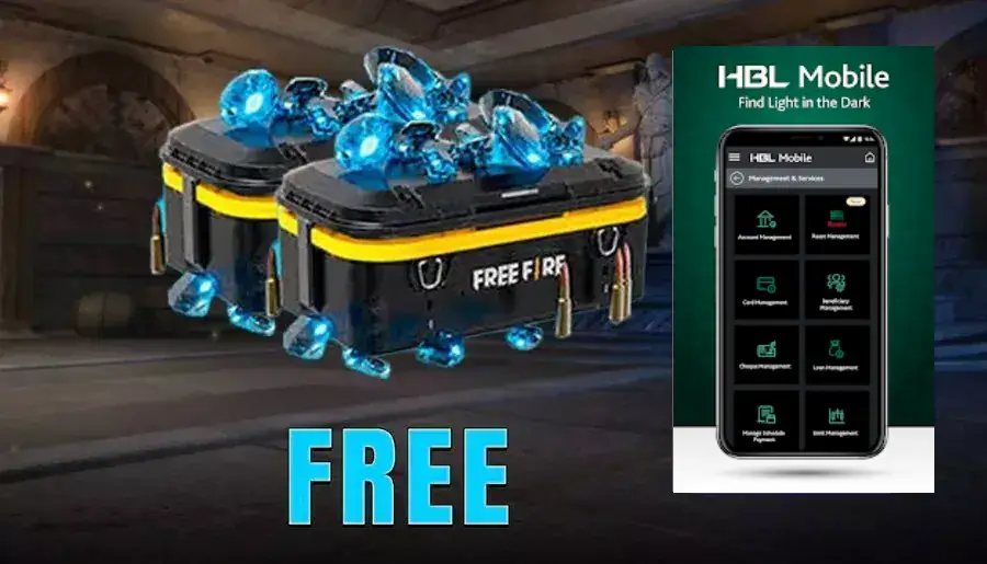 Free Fire Top Up Pakistan with HBL